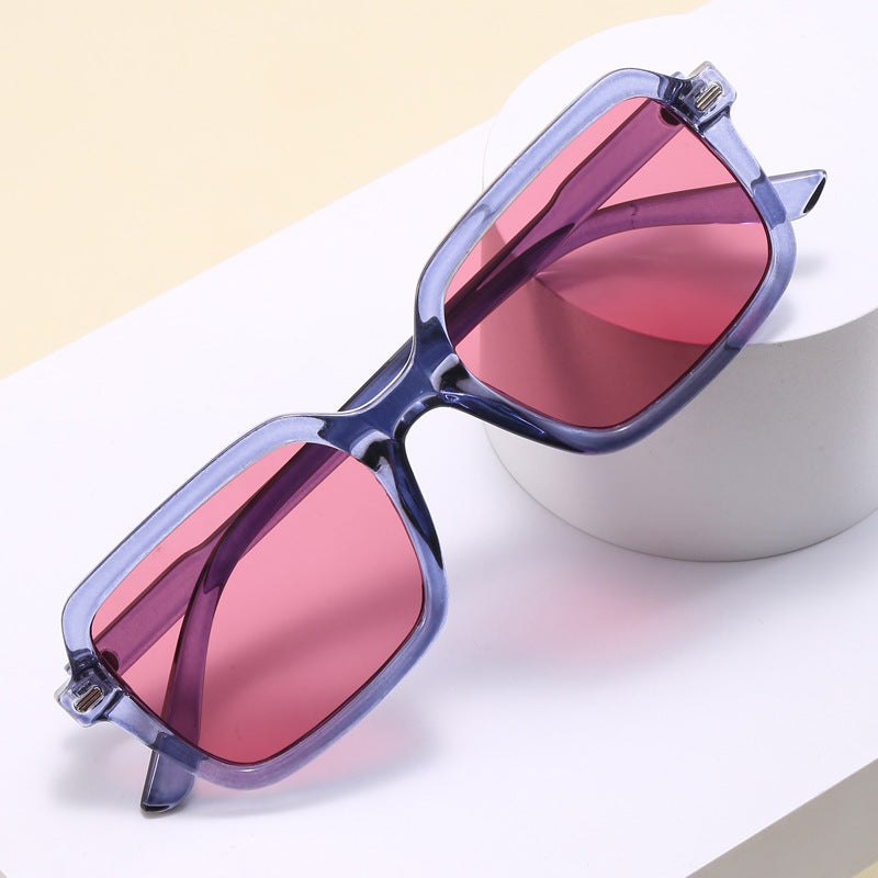 Damen trendige quadratische Sonnenbrille Karnz