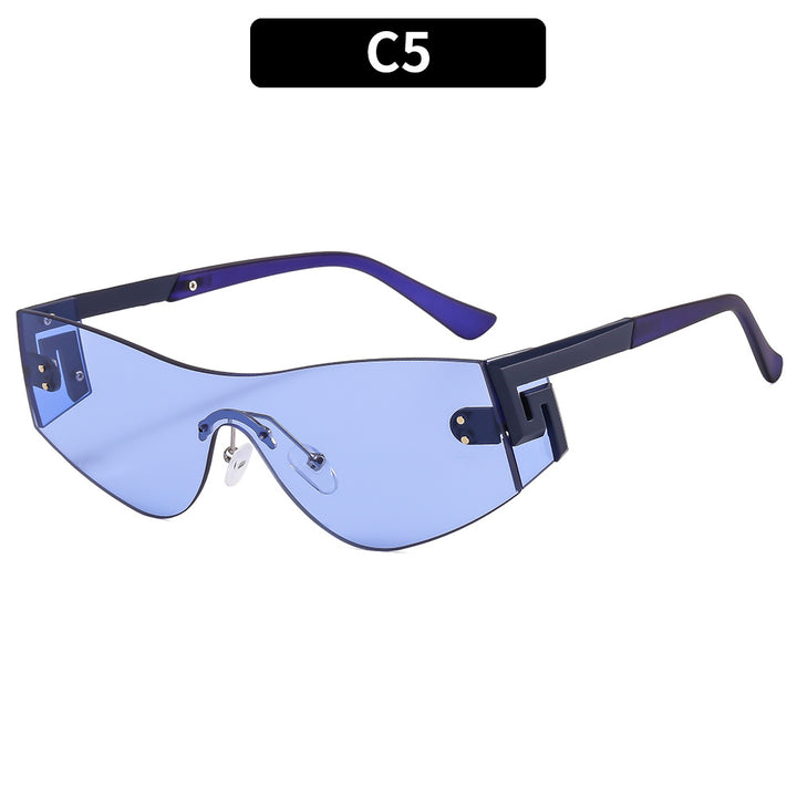 Futuristische Schild-Rahmen-Sonnenbrille  1787664834