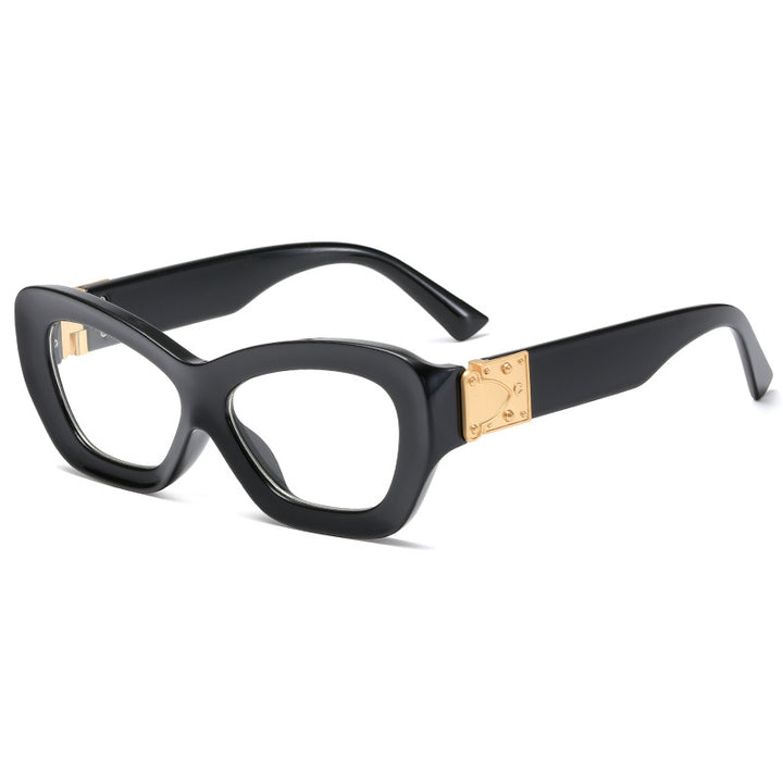 Damen extravagant strukturierte Korrektionsbrille Karnz