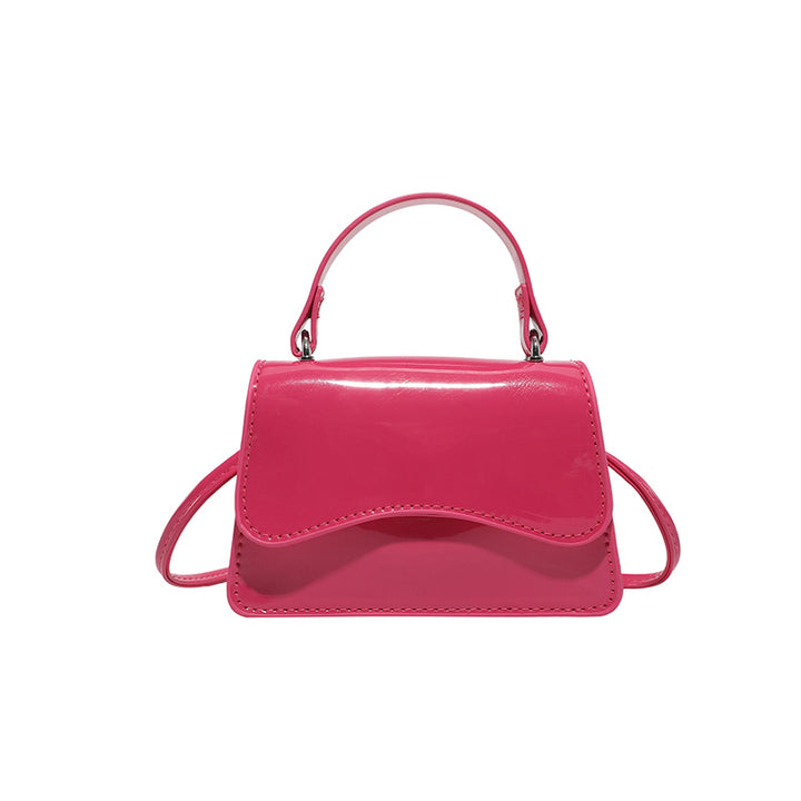 WoStylish Patentleder Mini-Handtasche Karnz