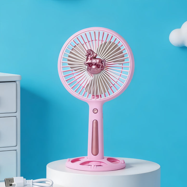 Damen Tragbarer Tischventilator mit kraftvollem Akku und USB-Ladefunktion Karnz