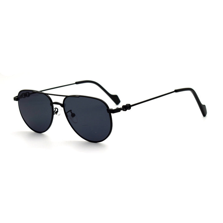 Vintage-inspirierte Pilotensonnenbrille Karnz