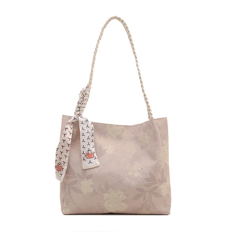 Blumenmuster Schulter Tote Bag Karnz