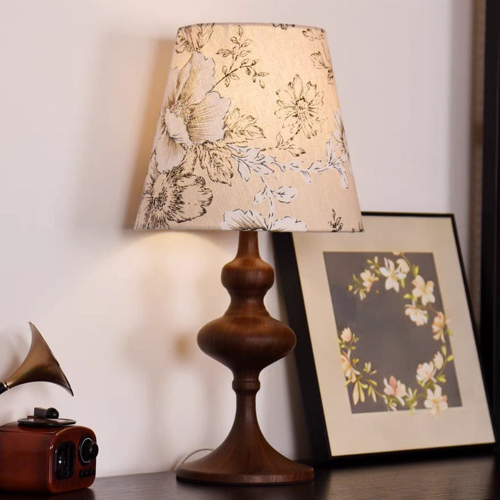 Künstlerische florale Muster Tischlampe