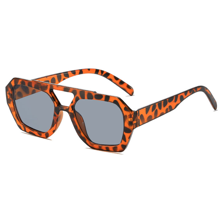 Zeitgenössische Geometrische Sonnenbrille Karnz