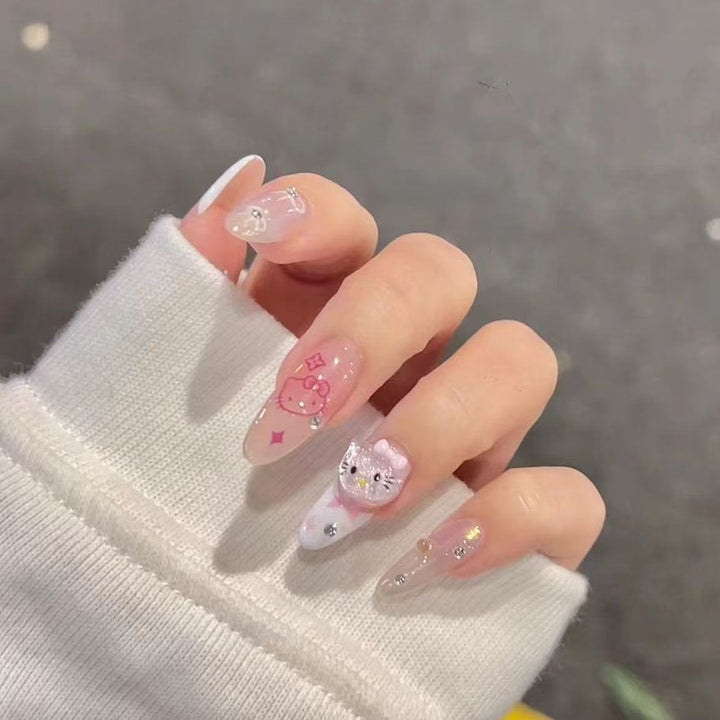 Kreative Cartoon Nagelkunst Karnz