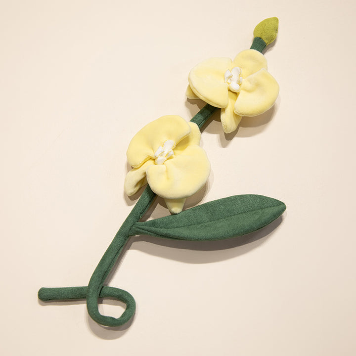 Plüsch Cordhosen Tulpe Katzenspielzeug mit flauschigem Pom-Bud & flexiblem Stiel Karnz