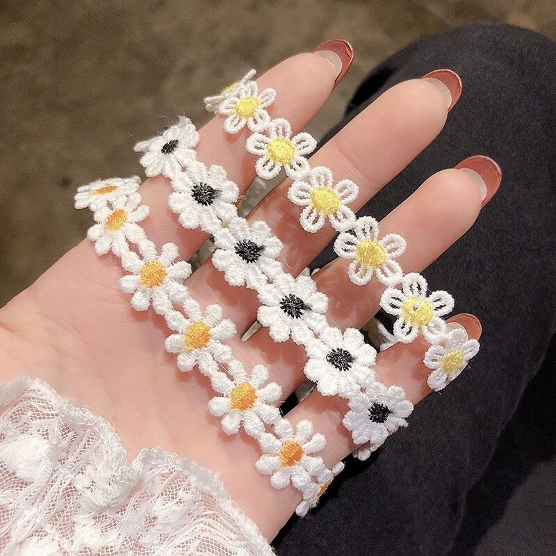 Häkel-Blumen Haarband Karnz