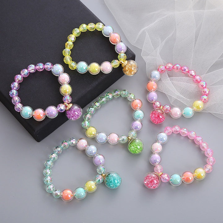 Armband Aus Bunten Glasperlen Karnz