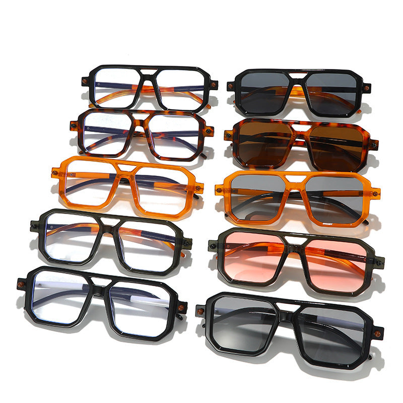 Stylische geometrische Sonnenbrille Karnz