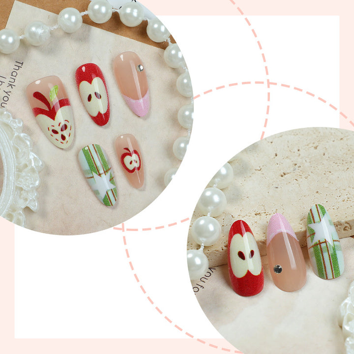 Verspieltes Themen-Presse-Nagelkunst-Set Karnz