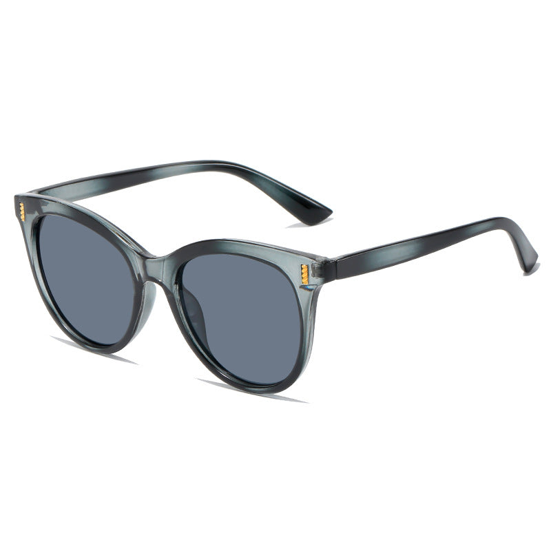 Damen modische Katzenaugen Sonnenbrille mit auffälligem Design Karnz