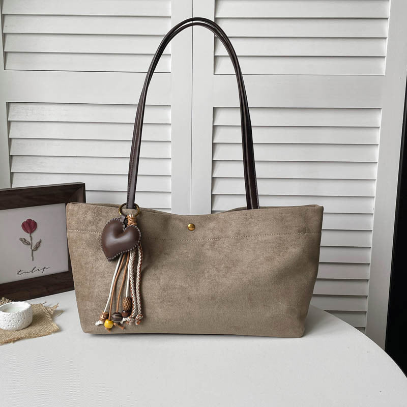 Wildleder Schulter Tote Bag Karnz