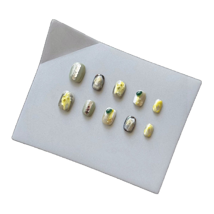 Künstlerisches 3D Press-On Nagelkunst Set