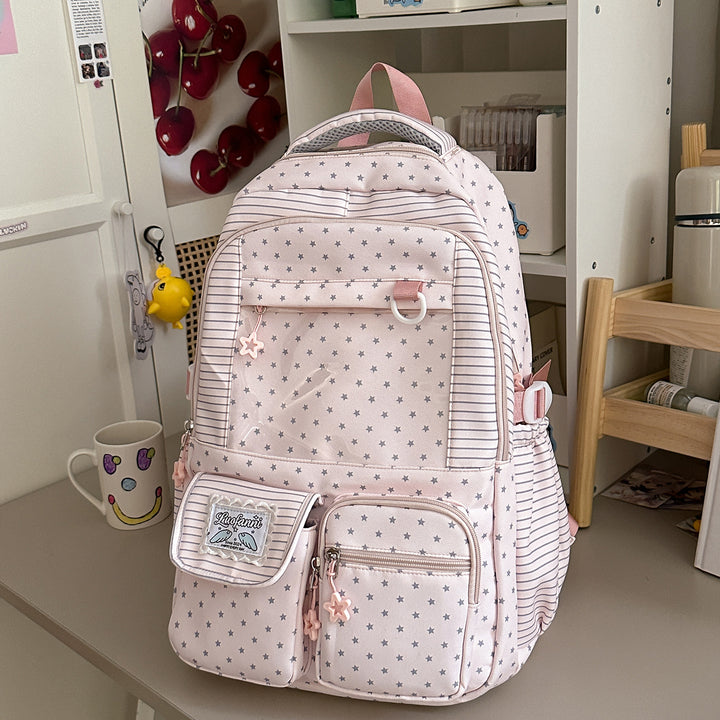 Stylische Multifunktionale Sternenprint Rucksack Karnz