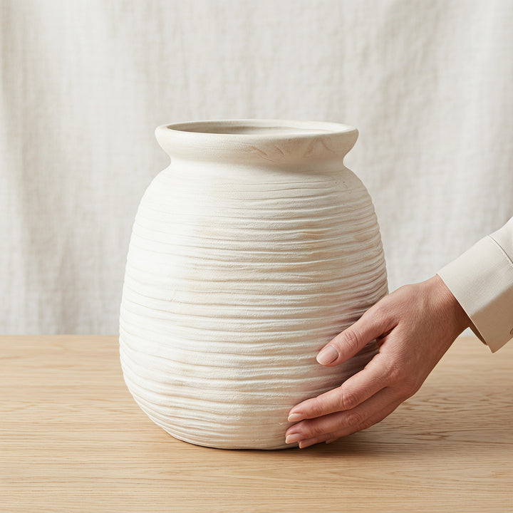 Handgefertigte Keramikvase Karnz