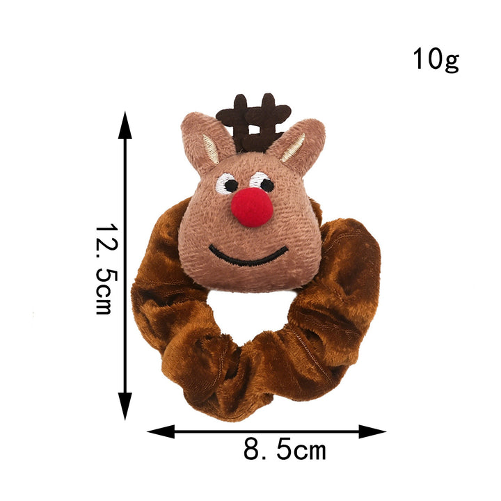 Weihnachtsgeschenk Haargummi mit Schleife