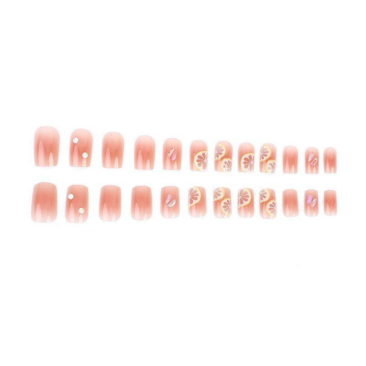 Trendy von Früchten inspirierte Nagelkunst-Set