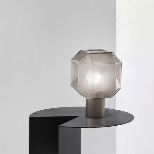 Geometrische Glas Tischlampe