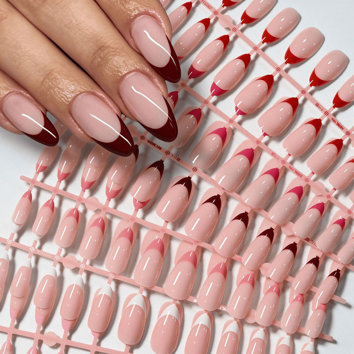 Premium Abnehmbares Press-On-Nagelset Karnz