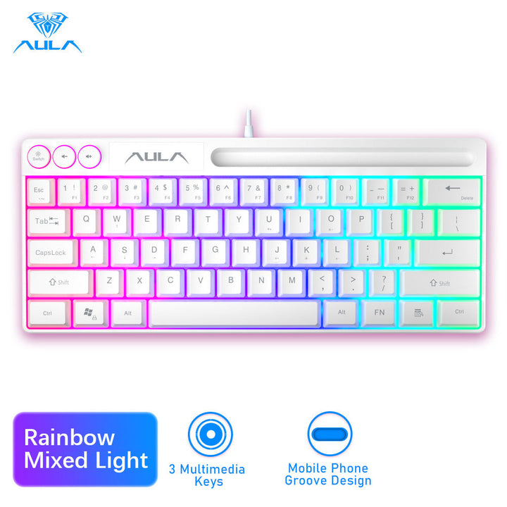 Drahtlose RGB ultraflache mechanische Tastatur Karnz