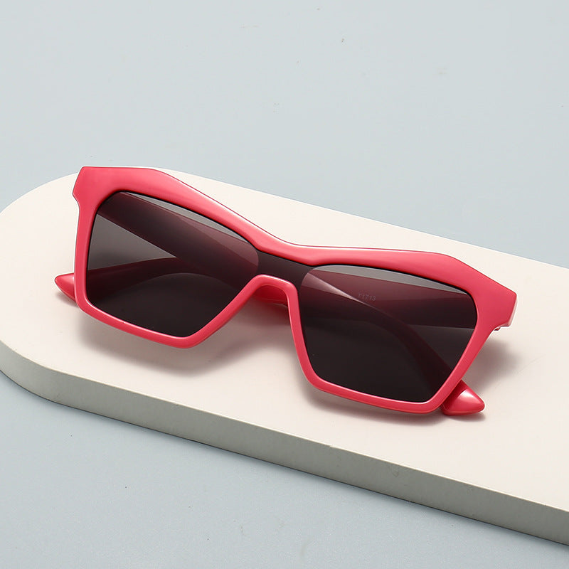Damen Modische Sonnenbrille im modernen geometrischen Design Karnz