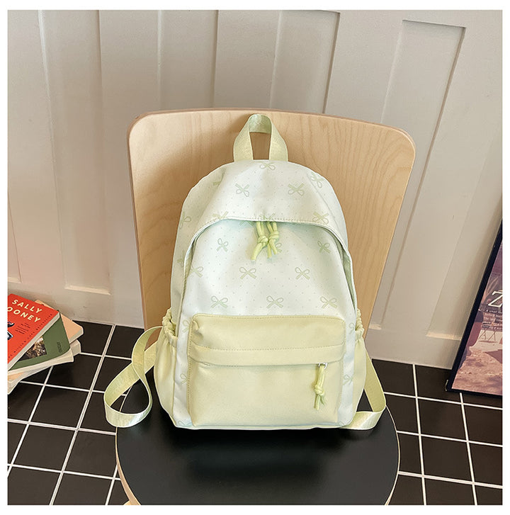Niedlicher Alltagsrucksack mit Aufgestickten Schleifen Karnz
