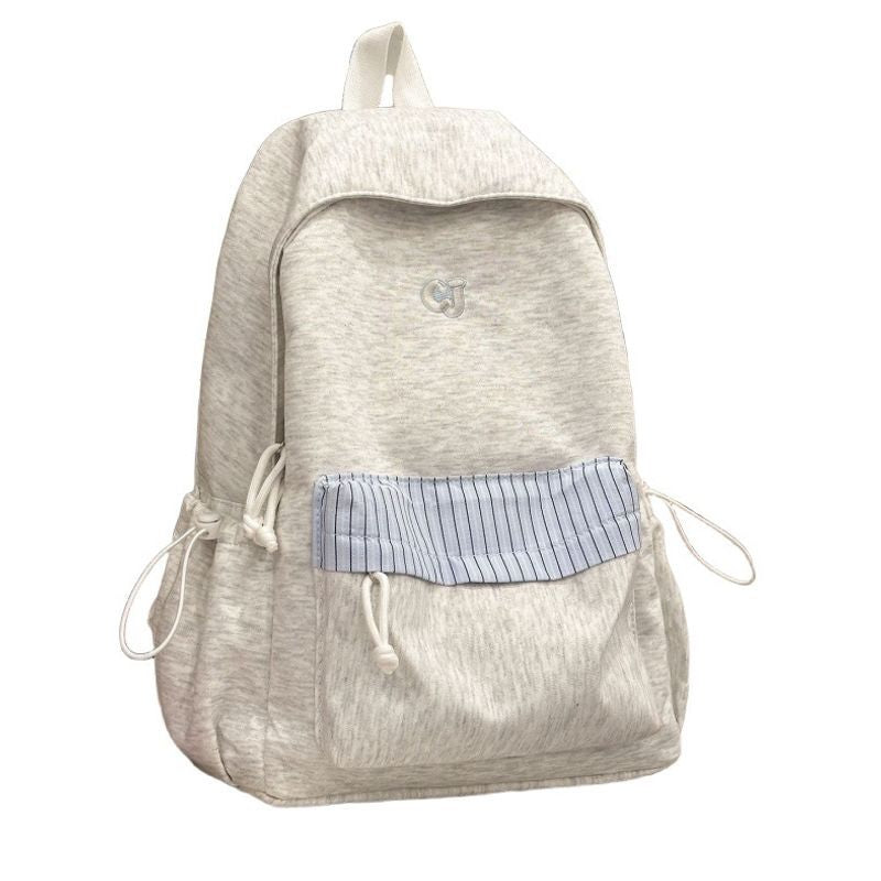 Lässiger weicher Stoff Rucksack Karnz