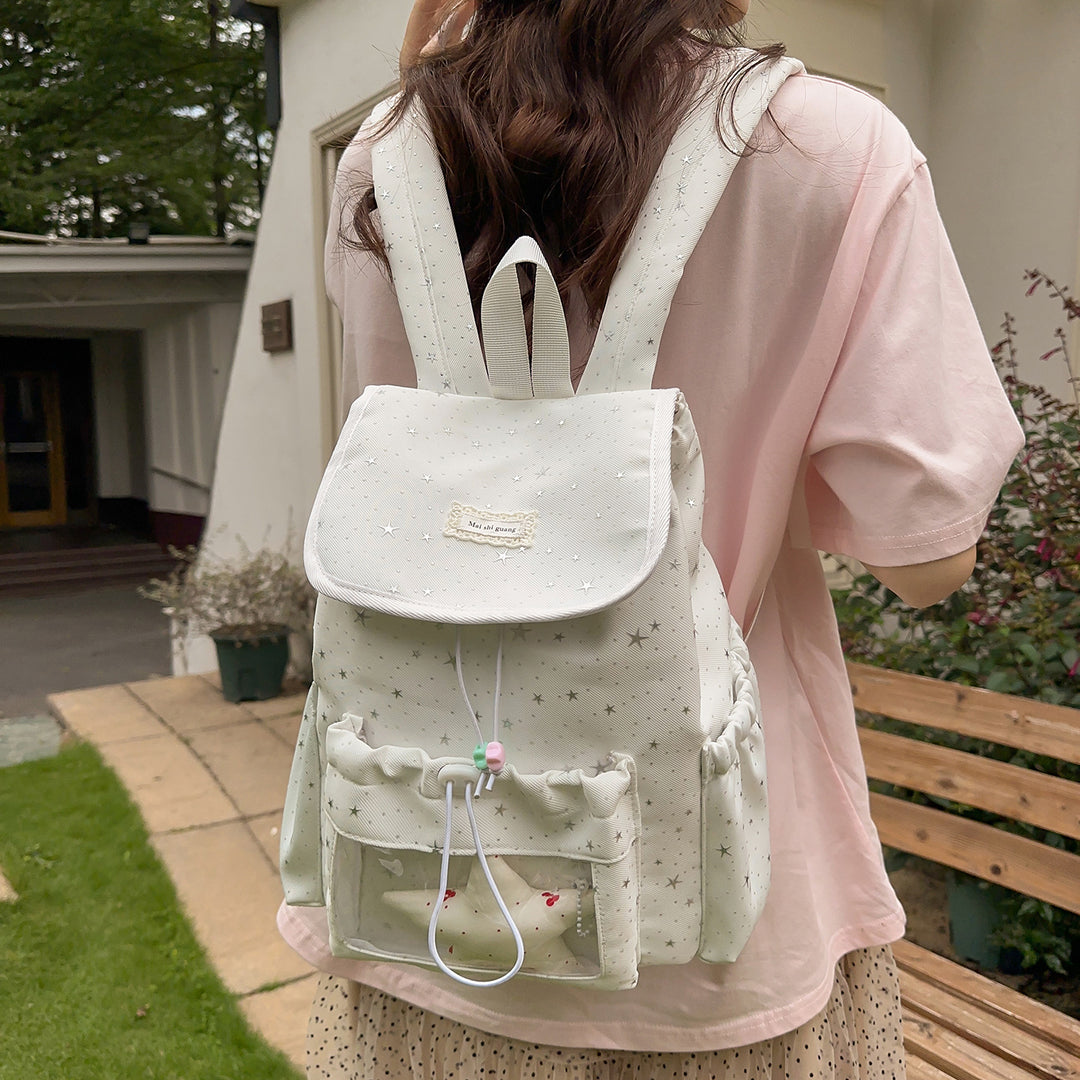 Fun Star-Embellished Mini-Rucksack Karnz