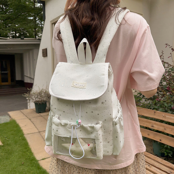Fun Star-Embellished Mini-Rucksack Karnz