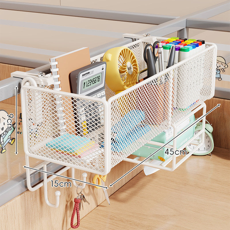 Mesh-Trennklammer Hängender Schreibtischorganizer Korb