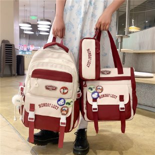 Verspielter Grafik-Rucksack Karnz