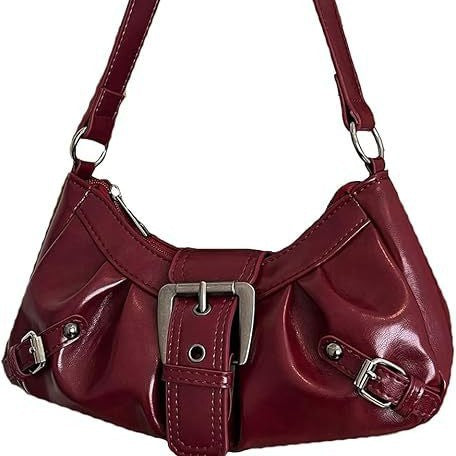 Schultertasche mit Trendigem Design und Dekorativem Schnallenverschluss Karnz