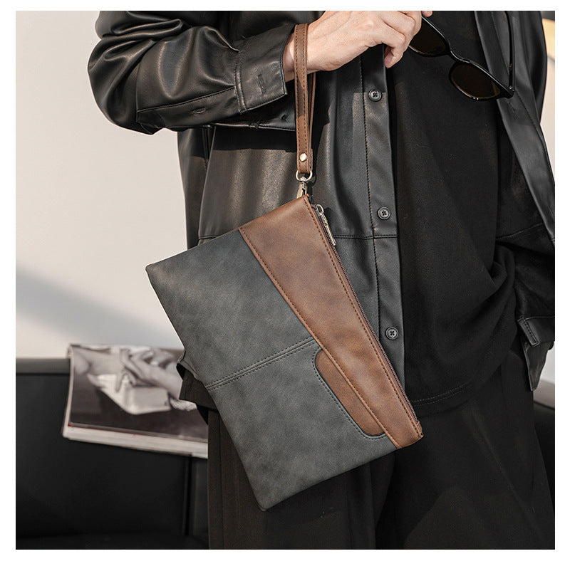 Elegante Leder-Clutch Karnz