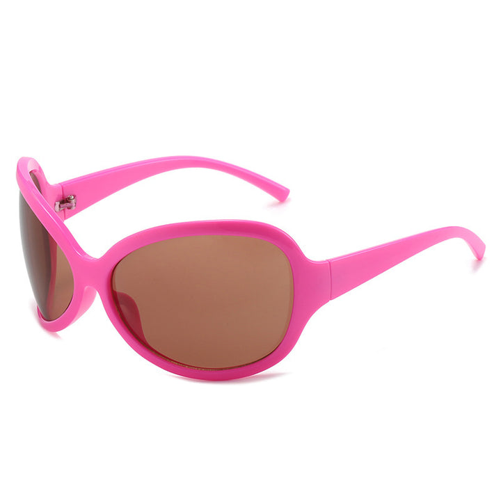 Stylische Übergroße Schild Sonnenbrille Karnz 1787812453
