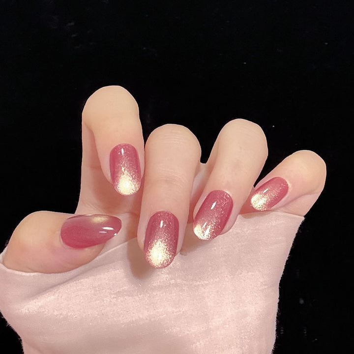 Stylische Ombre Glitter Press-On Nägel