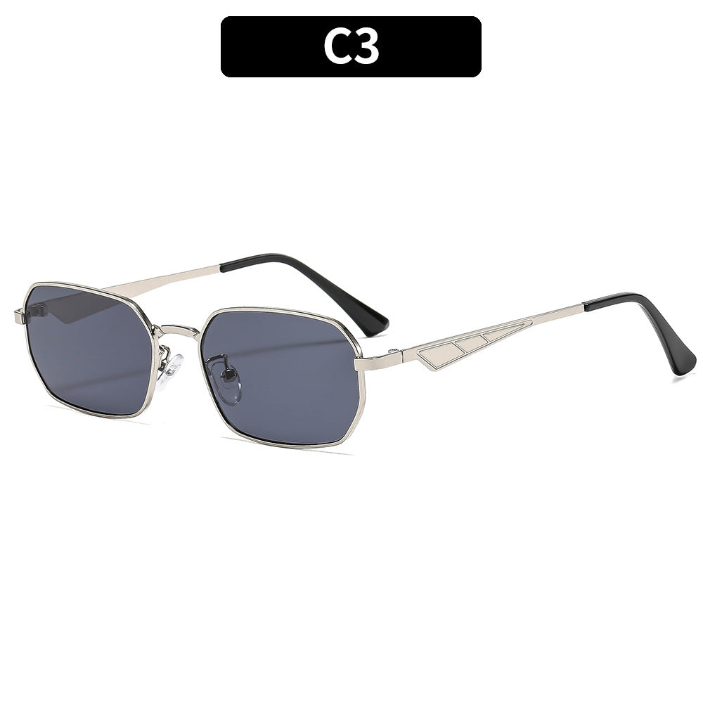 Geometrische Schild Sonnenbrille