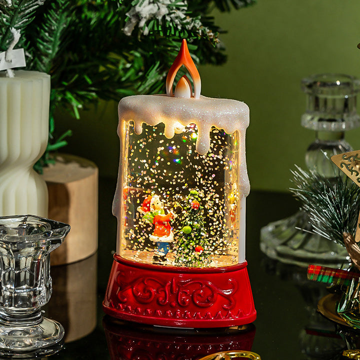 festliche Glitzerlaterne