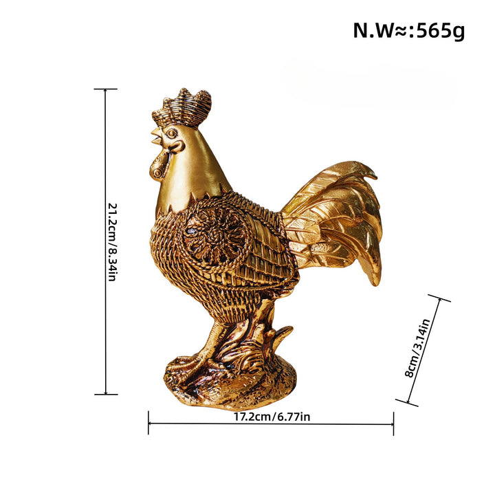 Dekorative Hirschfigur mit Glitzerdetails Karnz
