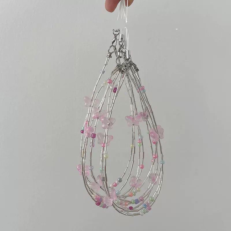 Dekorativer Schmetterlings Charm Brillenband Karnz