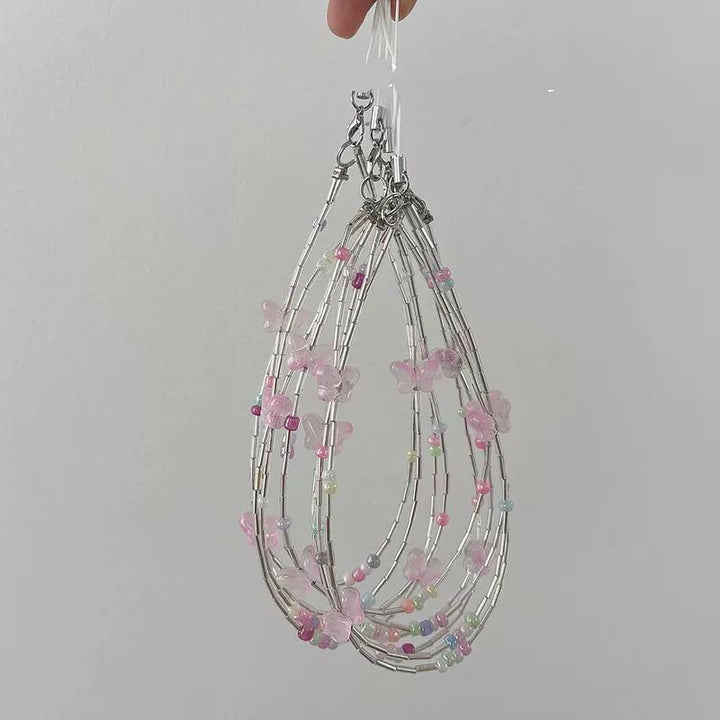 Dekorativer Schmetterlings Charm Brillenband Karnz