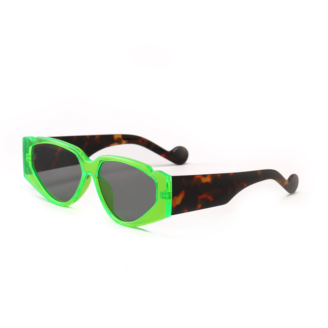 Damen Fashion-Sonnenbrille mit innovativem Rahmen und schützendem UV-Schutz Karnz