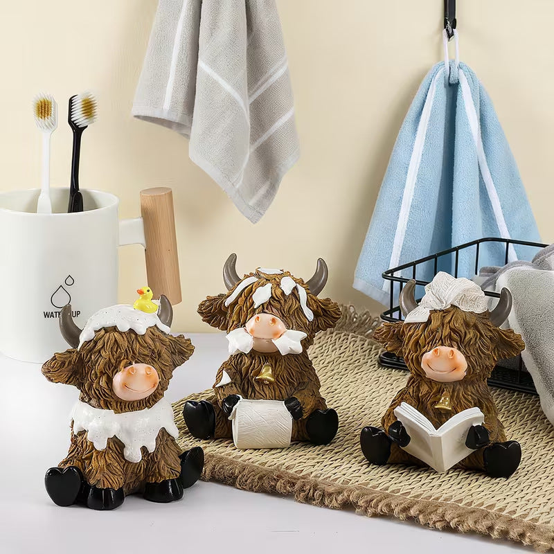 Dekorative Ferkel Figur Karnz