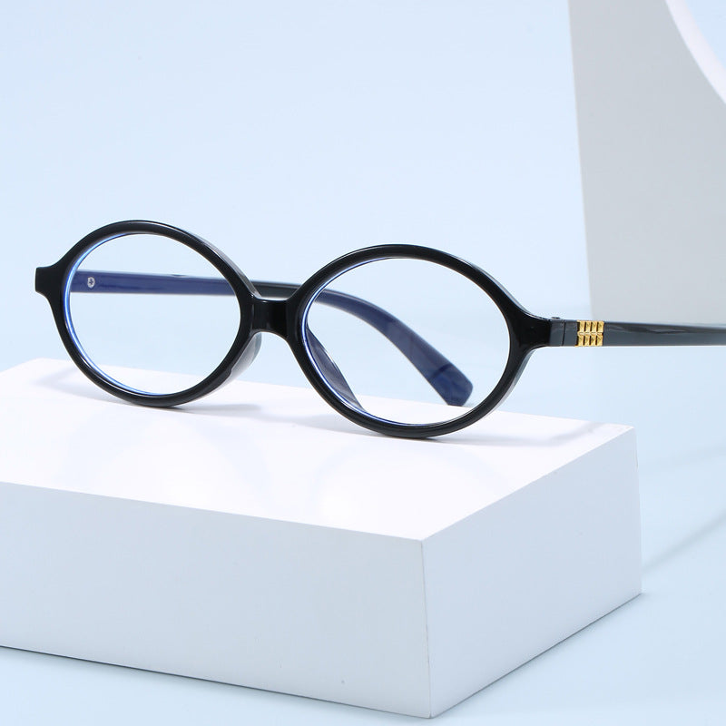 Damen modische Brillenfassungen im ovalen Design Karnz