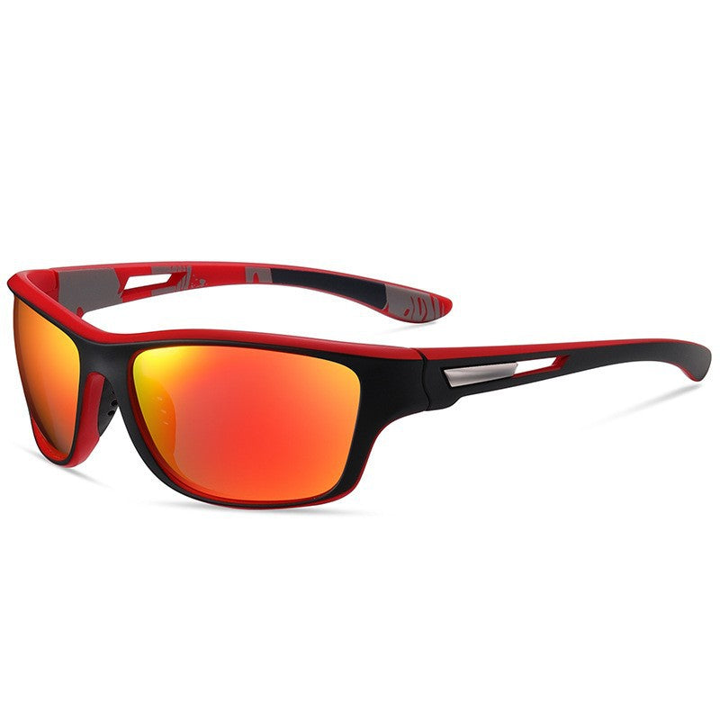 Herren Sportsonnenbrille mit kratzfesten Gläsern und ergonomischem Design Karnz