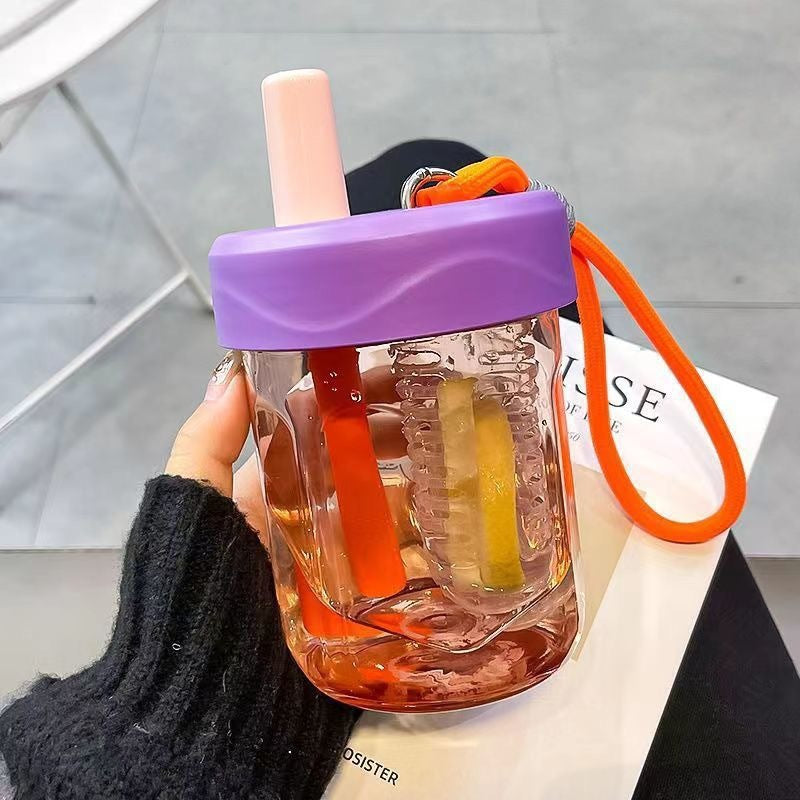 Damen Multifunktionale Frucht-Infuser-Flasche Karnz