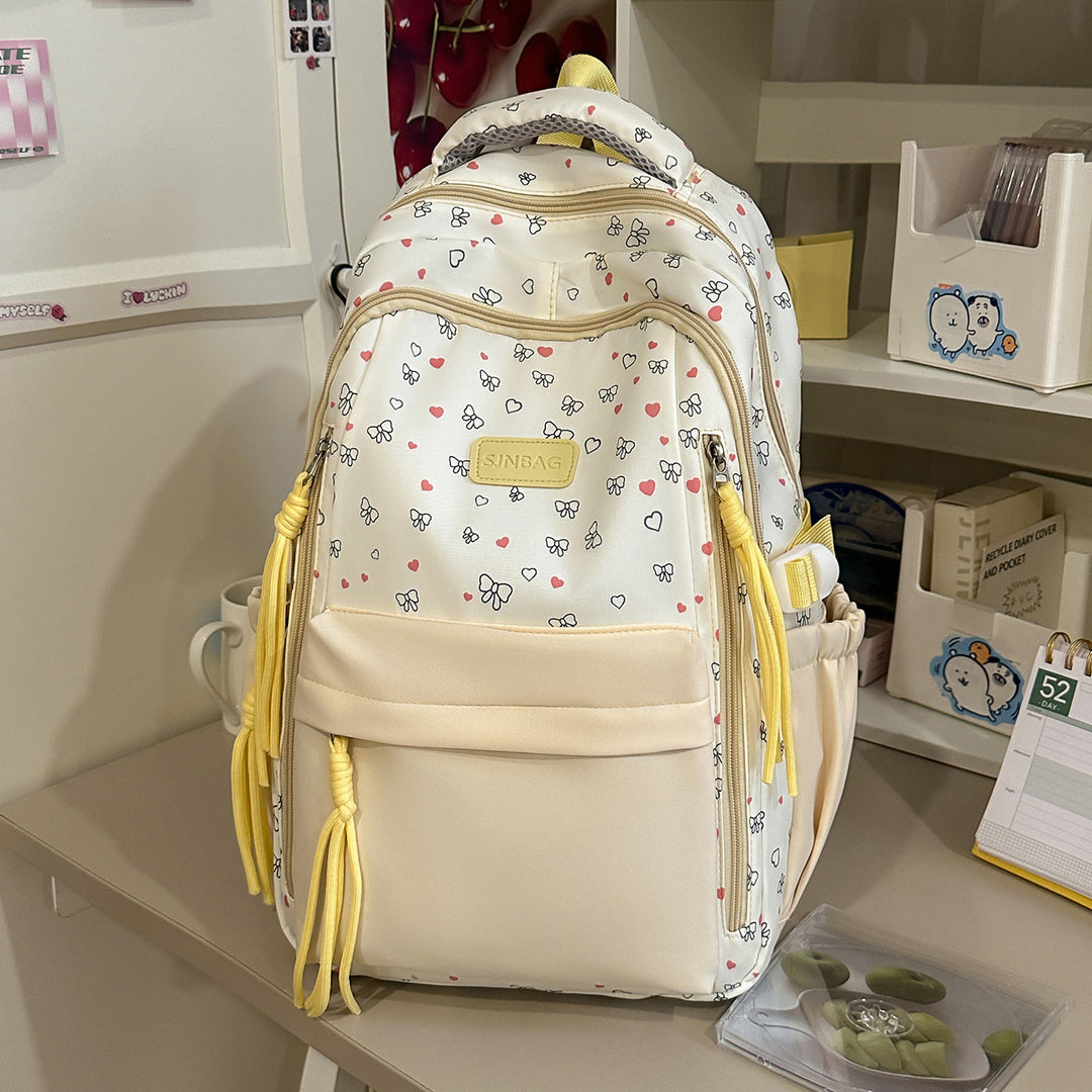 Verspielt Bogen-Verzierte Stylische Rucksack Karnz