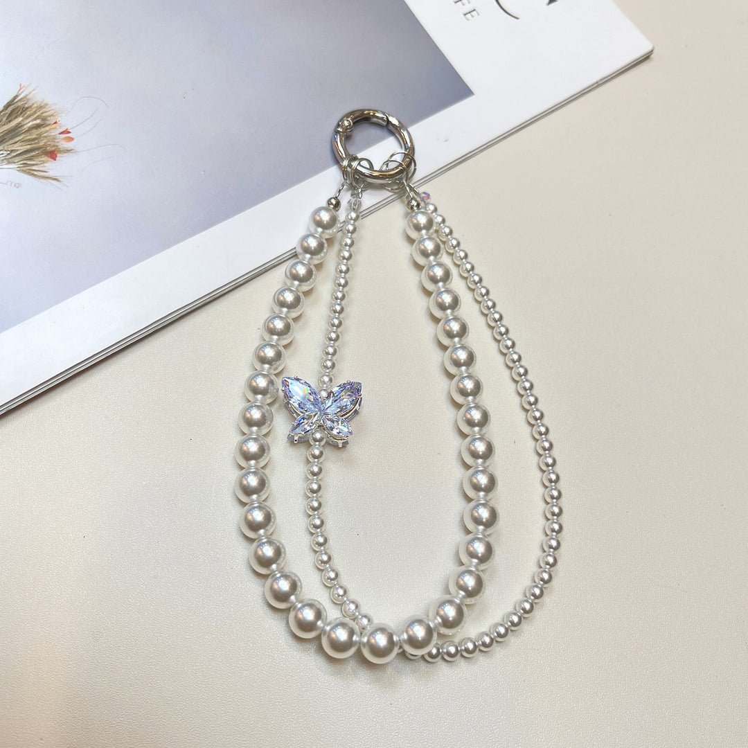 Eleganter Perlenbesetzter Brillenkettenhalter Karnz