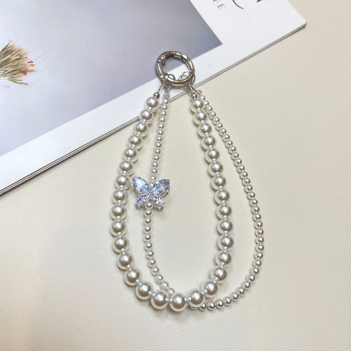 Eleganter Perlenbesetzter Brillenkettenhalter Karnz