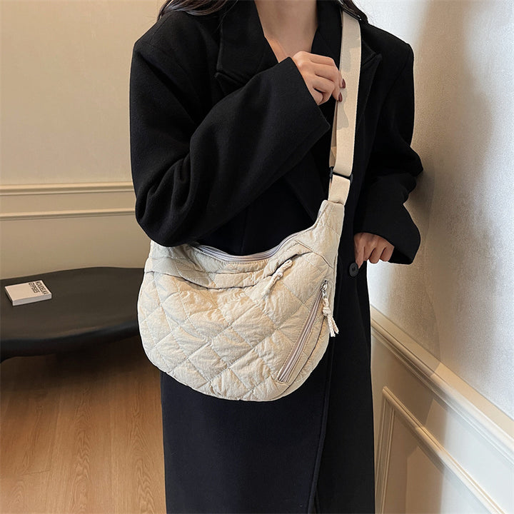 Gepolsterte Hobo-Handtasche Karnz